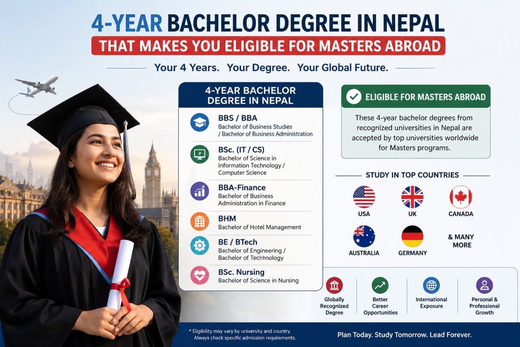 4-year bachelor degree programs in Nepal